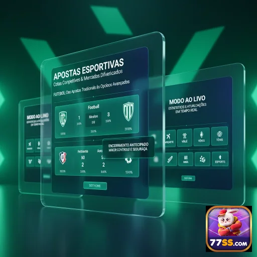 Interface de suporte da 77ss focada em apostas esportivas.