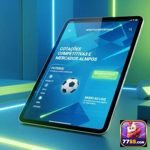 Tabela de apostas esportivas no aplicativo 77ss.